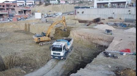 Excavacion para formacion de viales