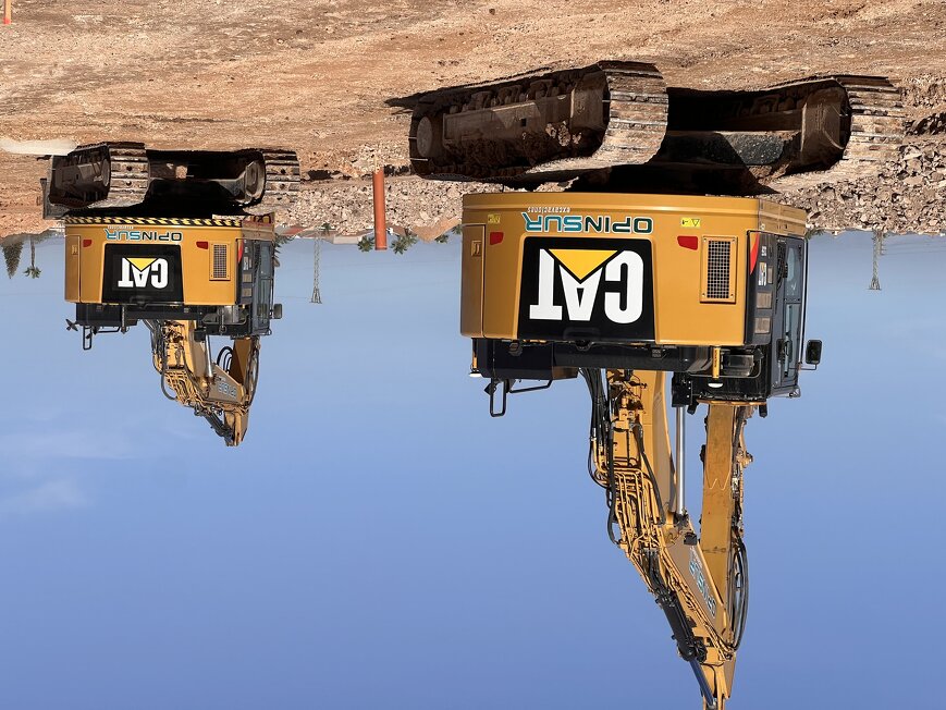 Seguimos los trabajos de excavación en la nueva urbanización de la 
