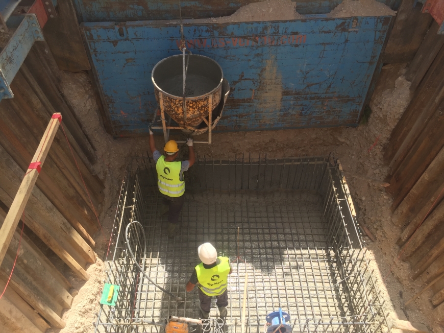 Trabajos de cimentación 
