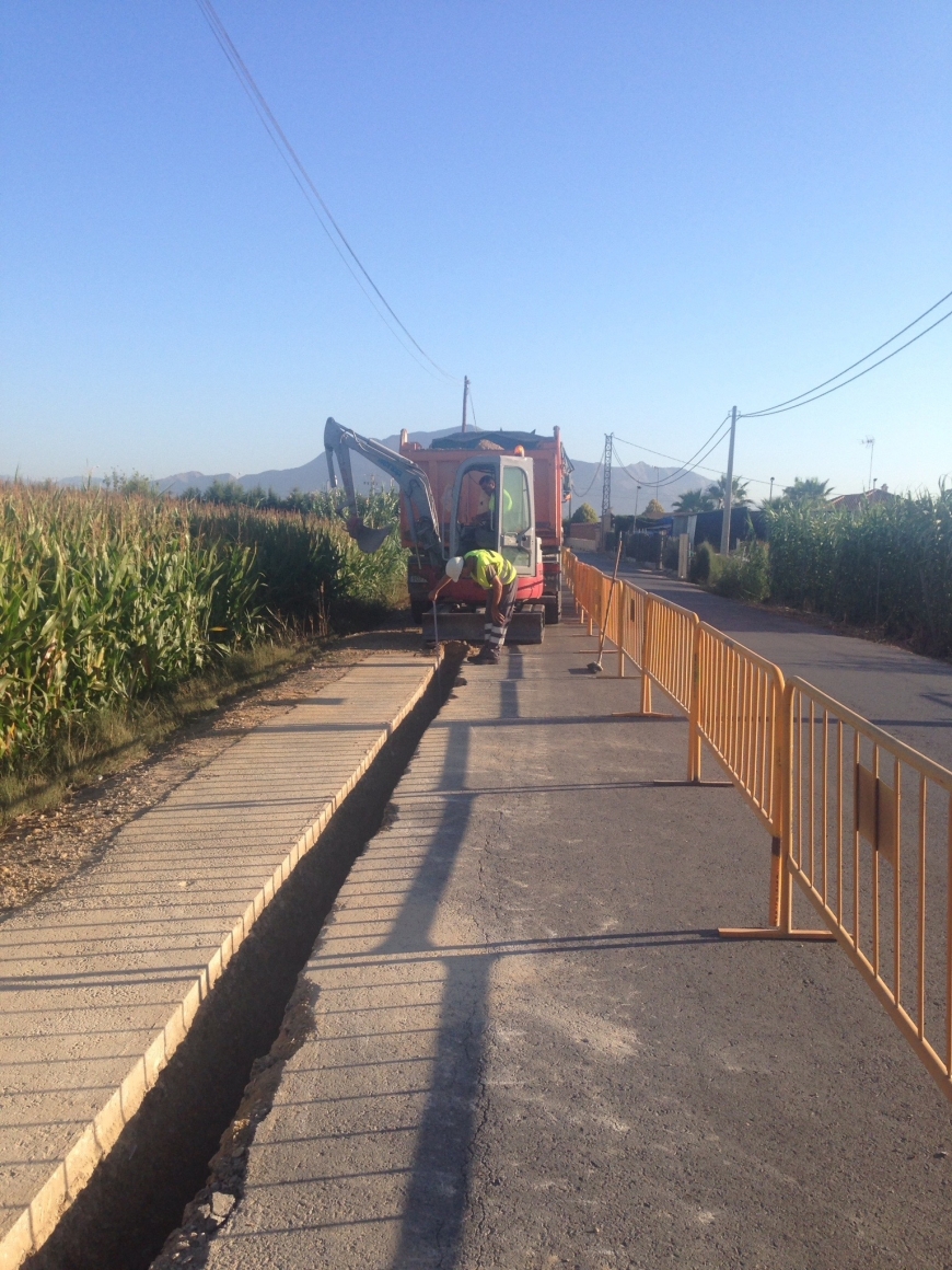 Acometemos una nueva conducción en Orihuela, Alicante