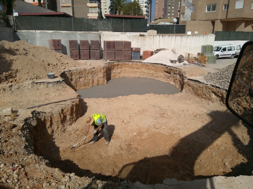 Ejecución de nueva piscina