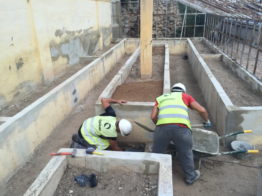 Restauración de los invernaderos del Palacio del Marques de Fontalba